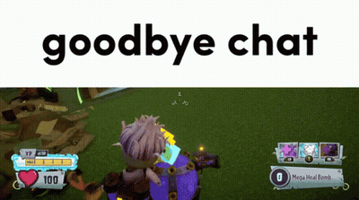 Video Game Saying Goodbye Chat GIF