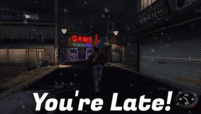 Video Game Saying You're Late GIF
