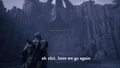 Video Game Scene Ah Shit Here We Go Again GIF
