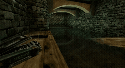 Video Game Scene Book Titled I Recon GIF