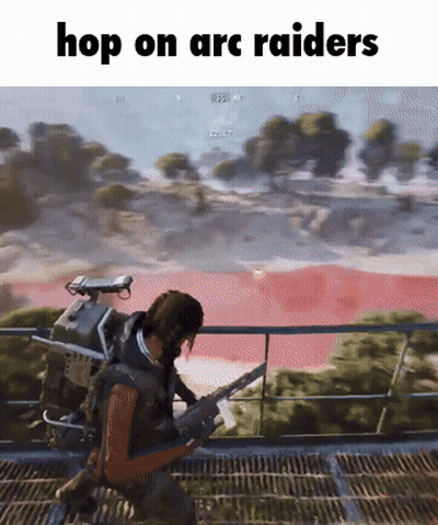 Video Game Scene Hop On Arc Raiders GIF