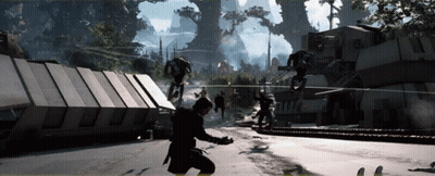 Video Game Scene Man Kneeling Down GIF