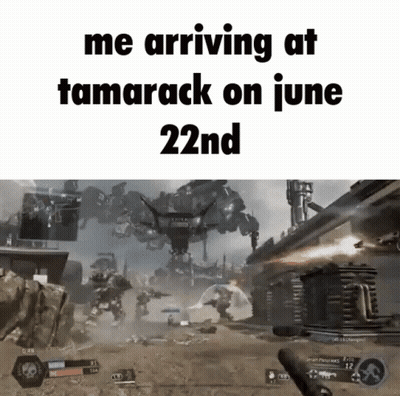 Video Game Scene Me Arriving At Tamarack June 22Nd GIF