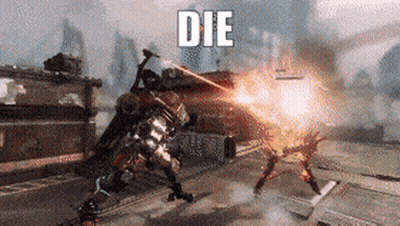 Video Game Scene Saying Die GIF