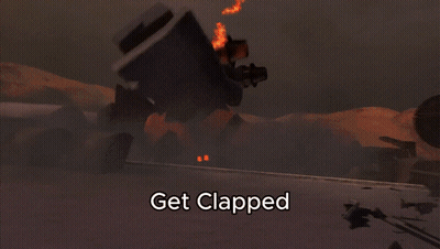 Video Game Scene Saying Get Clapped GIF
