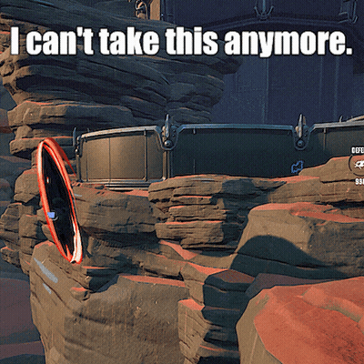 Video Game Scene Saying I Can't Take This Anymore GIF