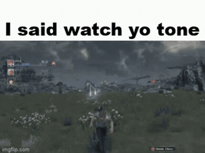 Video Game Scene Saying I Said Watch Yo Tone GIF