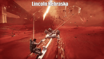 Video Game Scene Saying Lincoln Nebraska GIF