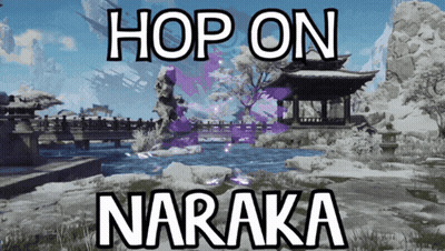 Video Game Scene With Hop On Naraka GIF