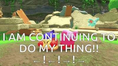 Video Game Scene With I Am Continuing To Do My Thing GIF