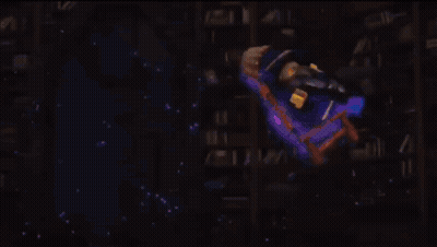 Video Game Scene With Mountain In Distance GIF