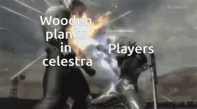 Video Game Scene Wooden Plank In Celestra GIF
