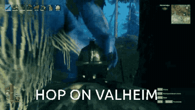 Video Game Screen Hop On Valheim GIF