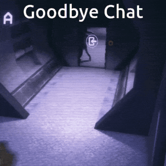 Video Game Screen Saying Goodbye Chat GIF