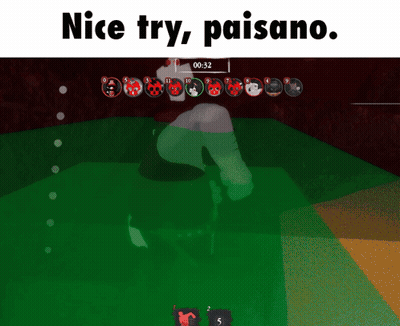 Video Game Screen Saying Nice Try Paisano GIF