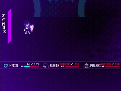 Video Game Screen Showing Kris GIF