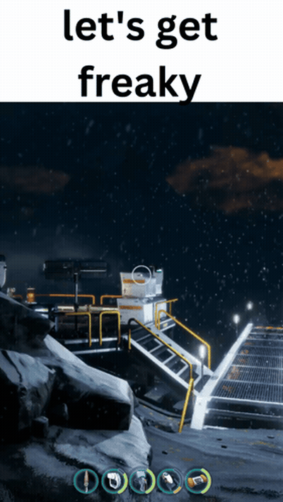 Video Game Screen With Let's Get Freaky GIF