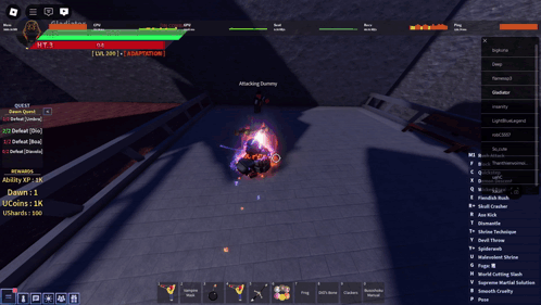 Video Game Screenshot Attacking Dummy GIF
