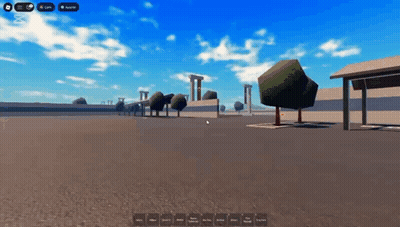 Video Game Screenshot Blue Sky And Trees GIF
