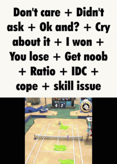 Video Game Screenshot Don't Care Didn't Ask OK And Cry GIF