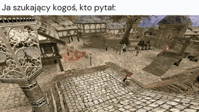 Video Game Screenshot Ja Szukajacy Kogos Kto Pytat