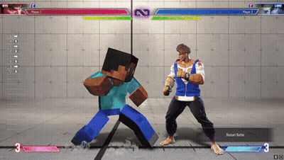 Video Game Screenshot Player 1 Vs Player 2 GIF