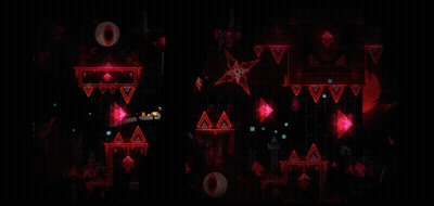 Video Game Screenshot Red Background Tower GIF