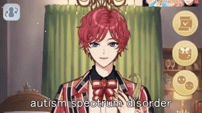 Video Game Screenshot Saying Autism Spectrum Disorder GIF