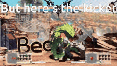 Video Game Screenshot Saying But Heres The Kicker GIF