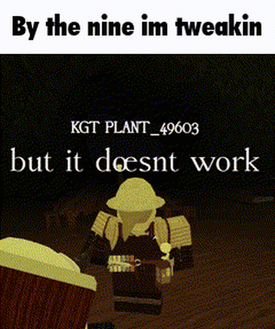 Video Game Screenshot Saying By The Nine Im Tweakin GIF