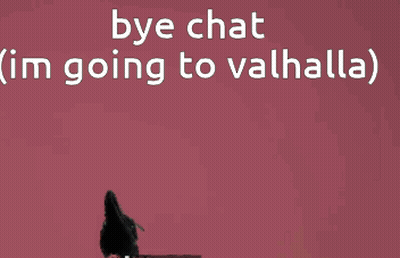 Video Game Screenshot Saying Bye Chat GIF