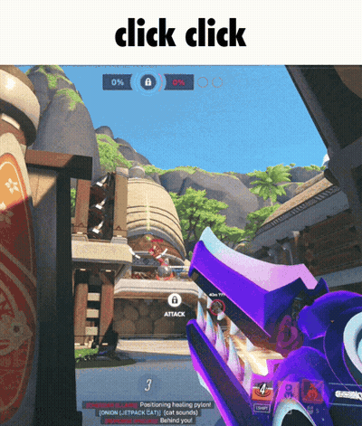 Video Game Screenshot Saying Click Click GIF