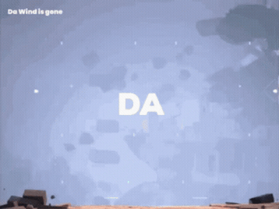 Video Game Screenshot Saying Da Wind Is Gone GIF