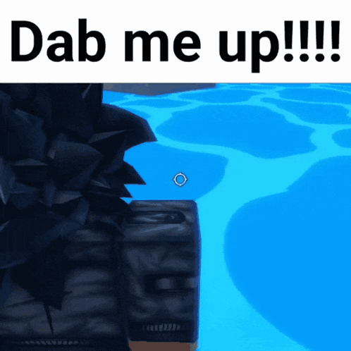 Video Game Screenshot Saying Dab Me Up GIF