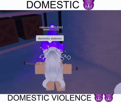 Video Game Screenshot Saying Domestic Violence GIF