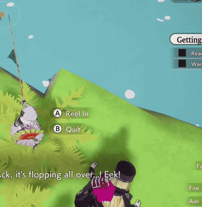 Video Game Screenshot Saying Eek GIF