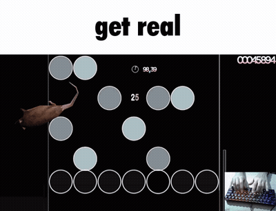 Video Game Screenshot Saying Get Real GIF