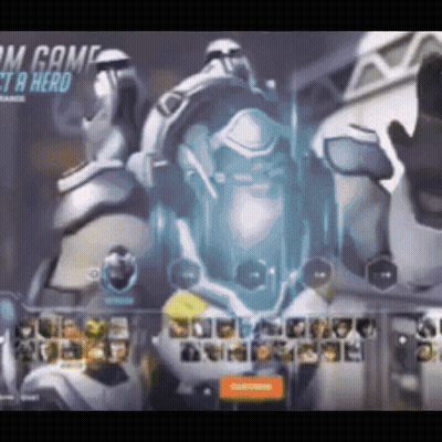 Video Game Screenshot Saying I'm Game Hero GIF