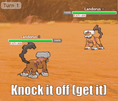 Video Game Screenshot Saying Knock It Off (Get It) GIF