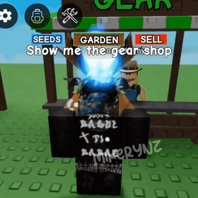 Video Game Screenshot Saying Show Me The Gear Shop