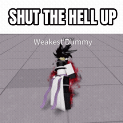 Video Game Screenshot Saying Shut The Hell Up GIF