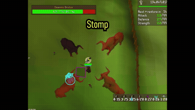 Video Game Screenshot Saying Stomp GIF