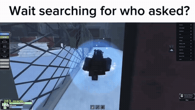 Video Game Screenshot Saying Wait Searching For Who Asked GIF