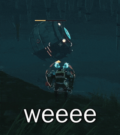 Video Game Screenshot Saying Weeee GIF