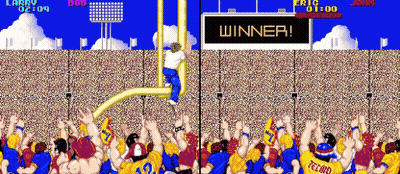 Video Game Screenshot Saying Winner GIF