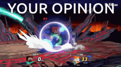 Video Game Screenshot Saying Your Opinion GIF