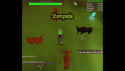 Video Game Screenshot Stampede GIF