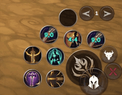 Video Game Screenshot With Blue Number 9