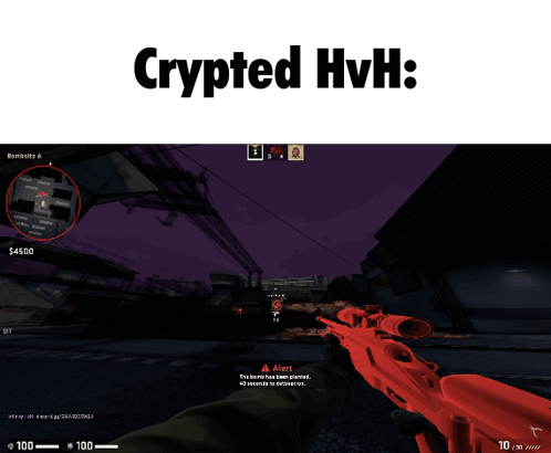 Video Game Screenshot With Crypted Hvh GIF