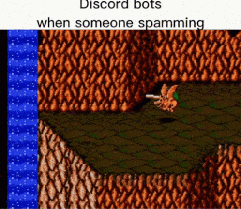 Video Game Screenshot With Discord Bots When Someone Spamming GIF